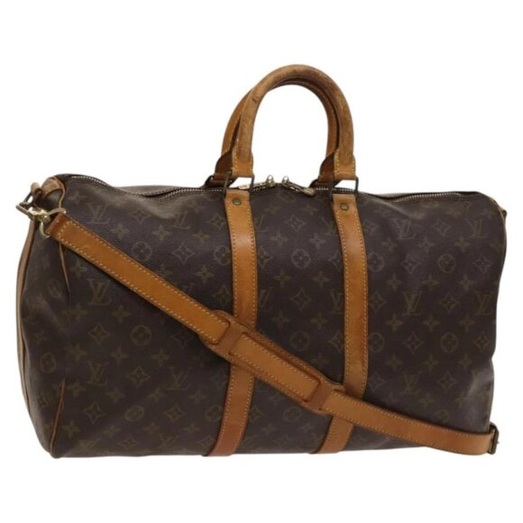 LOUIS VUITTON Monogram Keepall Bandouliere 45 Boston Bag - Picture 1 of 16